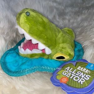 BARK Allons Gator small dog toy 0-20 lbs NWT